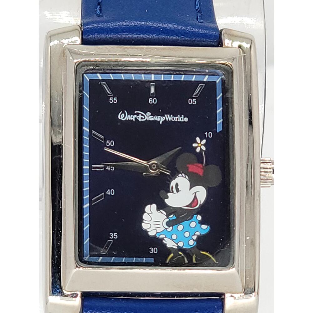 Vintage Disney Minnie Mouse Rectangular Wristwatc… - image 4